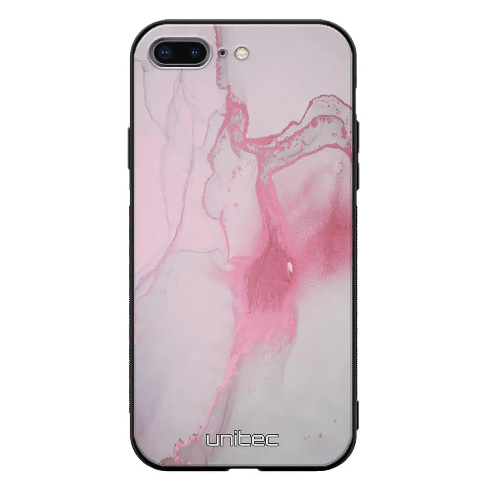 iPhone 7 Plus marmori suojakuoret - Pink Pok Rie - Ei