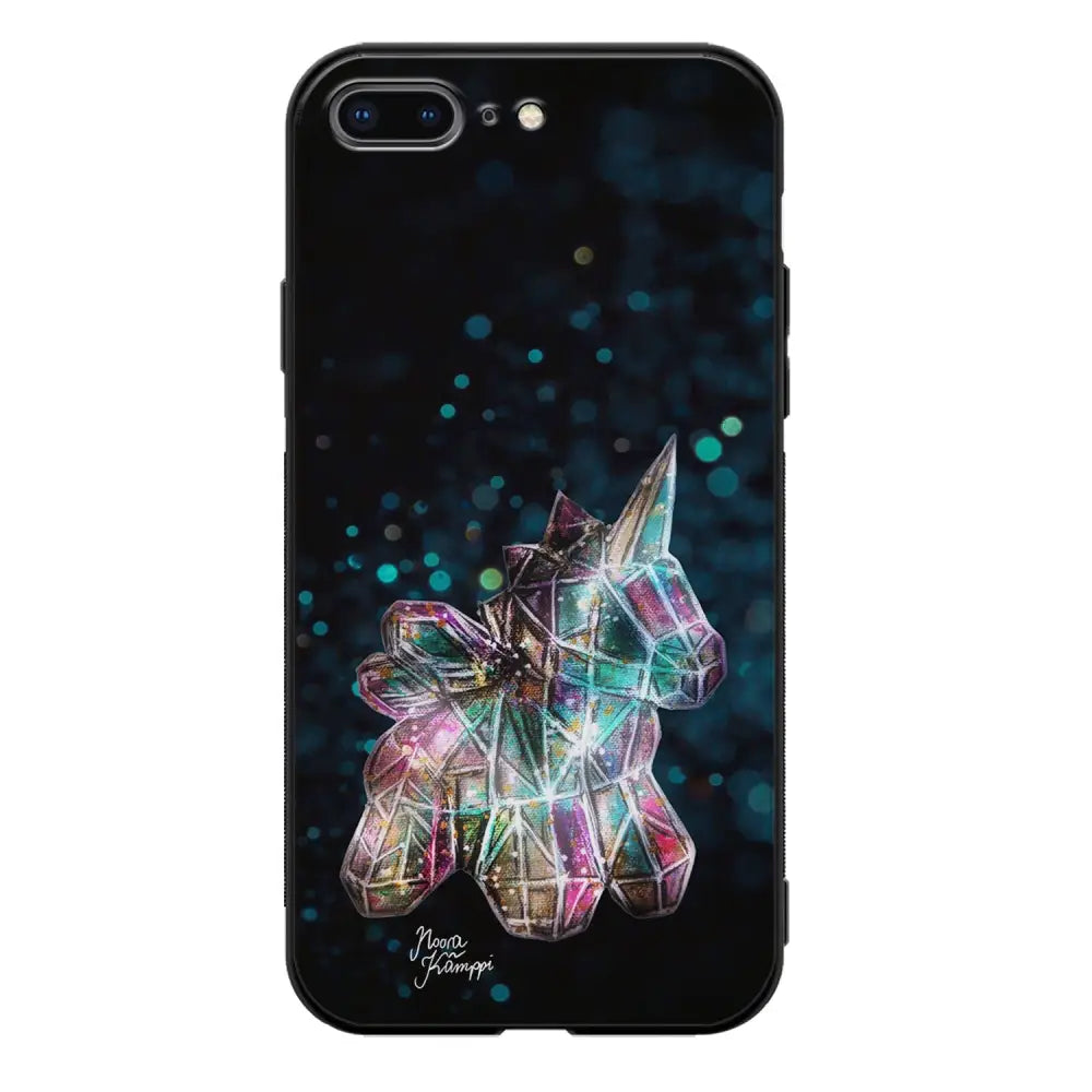 iPhone 7 Plus unicorn suojakuoret - Sininen - Noora Kämppi - Ei