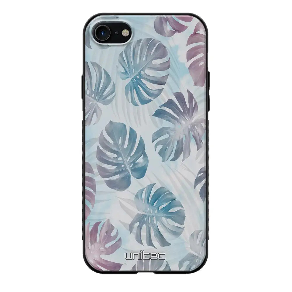 iPhone 8 kukka suojakuoret - Monstera Texture - Ei