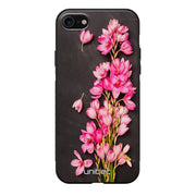 iPhone 8 kukka suojakuoret - Pink Flowers - Ei