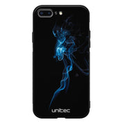 iPhone 8 Plus suojakuoret - Blue Smoke On Black - Ei