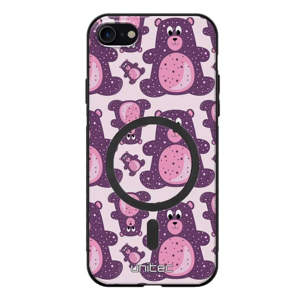 iPhone 8 suojakuoret - Purple Teddy Bear