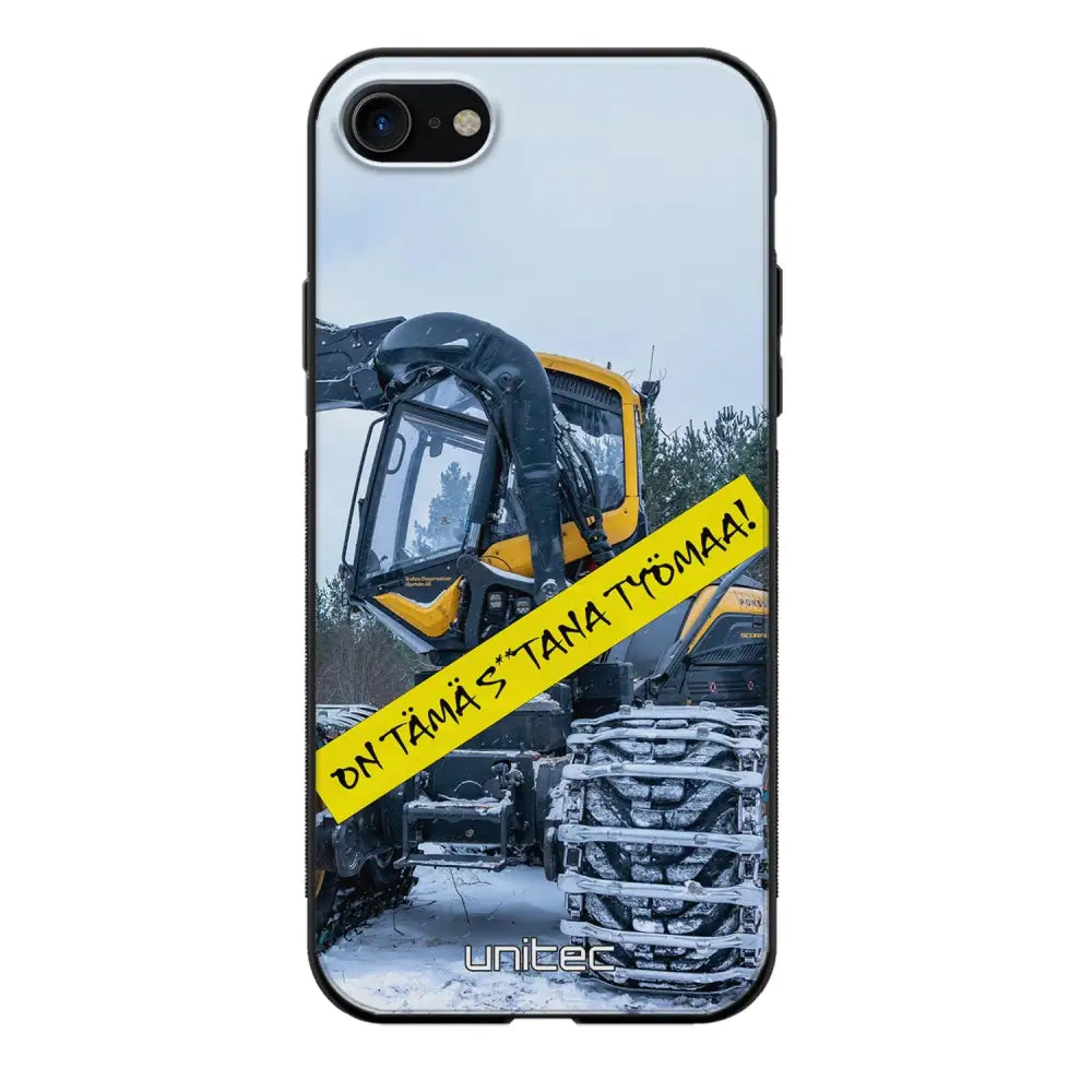 iPhone SE 2020 meemi suojakuoret - Työmaa - Ei