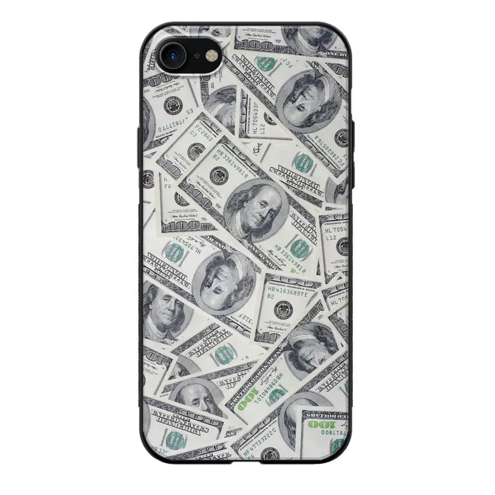 iPhone SE 2020 seteli suojakuoret - Dollarit - Ei