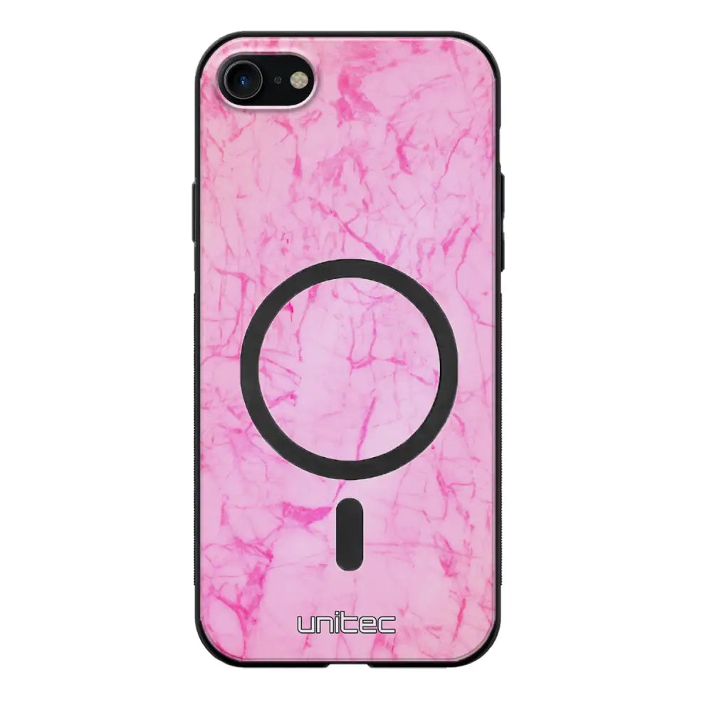 iPhone SE 2022 marmori suojakuoret - Light Pink Marble