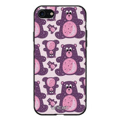 iPhone SE 2022 suojakuoret - Purple Teddy Bear - Ei