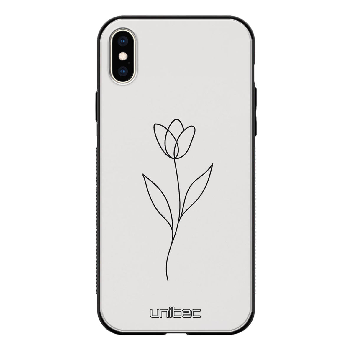 iPhone X Suojakuoret Minimalistic – Elegant Tulip