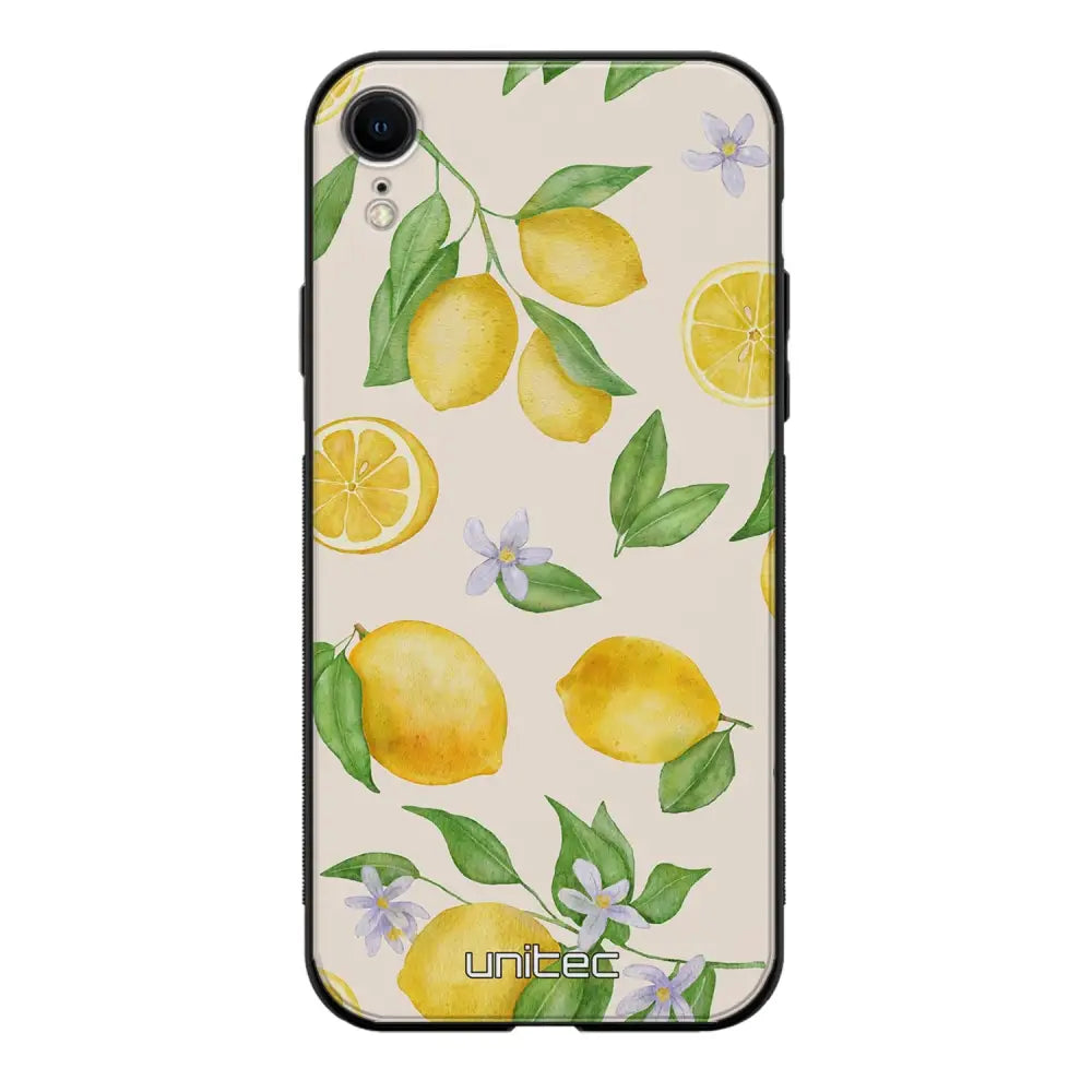 iPhone XR hedelmä suojakuoret - Lemon - Ei