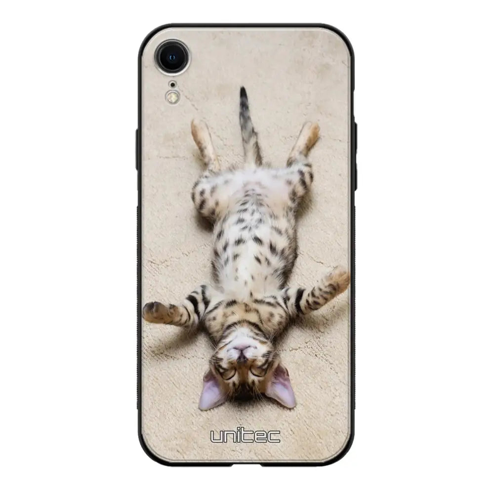 iPhone XR kissa suojakuoret - Relaxing Cat - Ei