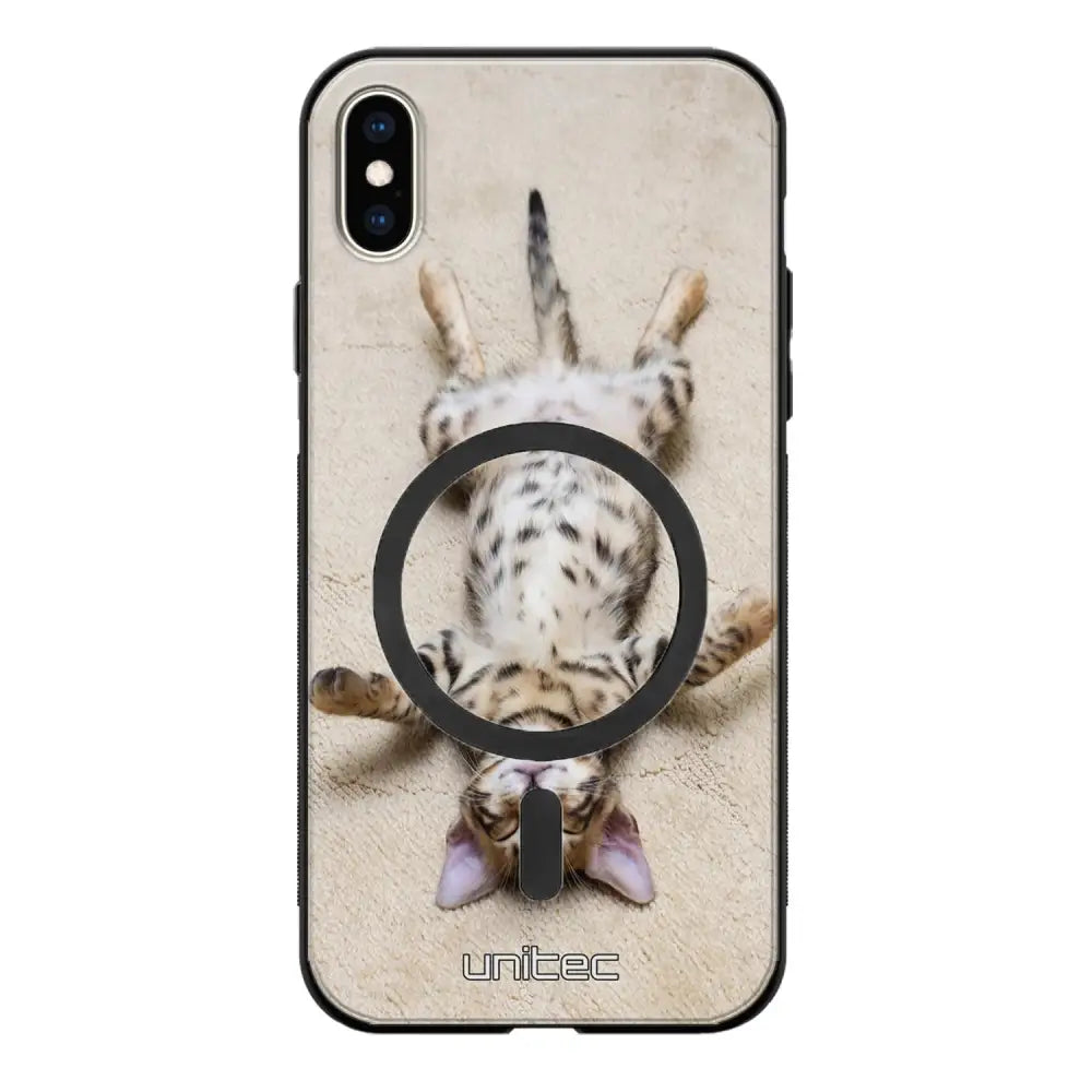 iPhone XS kissa suojakuoret - Relaxing Cat