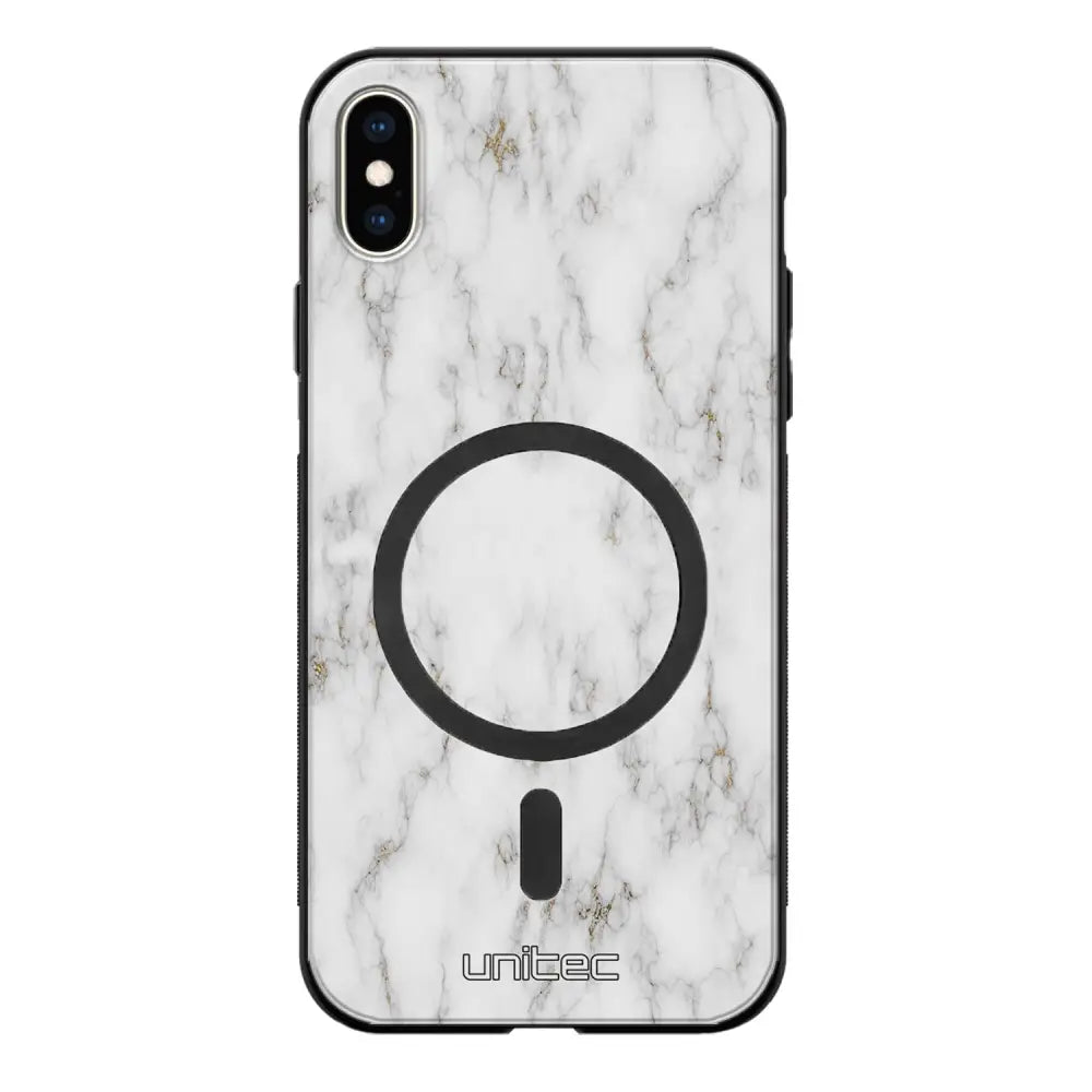 iPhone XS marmori suojakuoret - White Marble