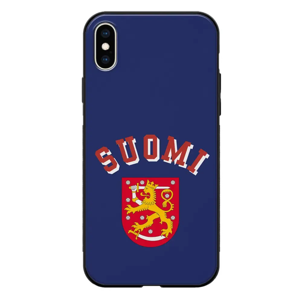 iPhone XS Max jääkiekko suojakuoret - Leijonat Suomi - Ei