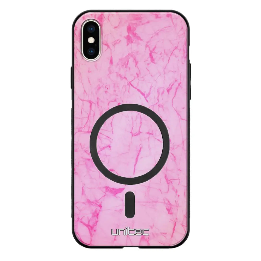 iPhone XS Max marmori suojakuoret - Light Pink Marble