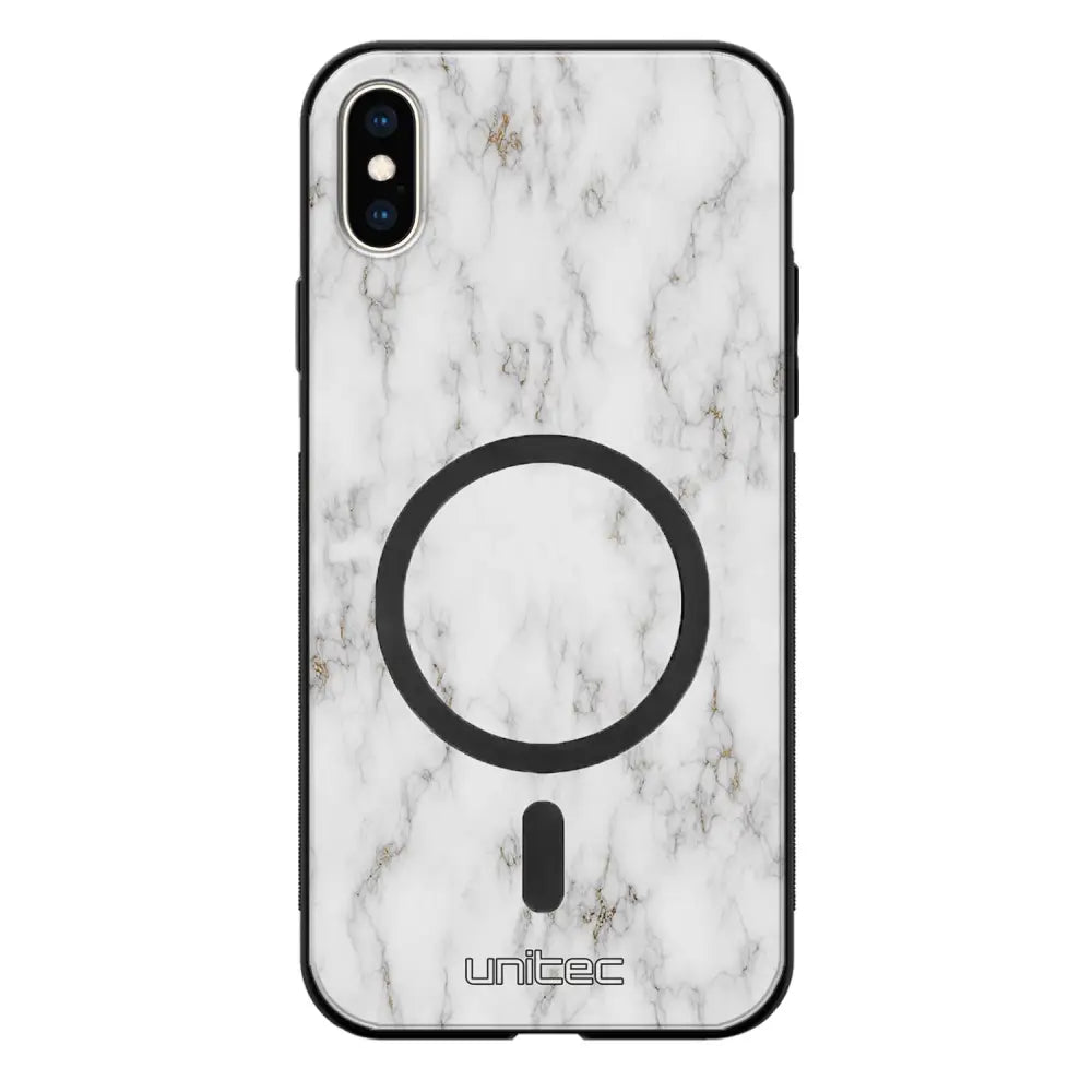iPhone XS Max marmori suojakuoret - White Marble