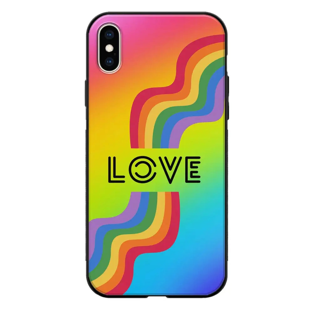 iPhone XS Max pride suojakuoret - Love - Ei