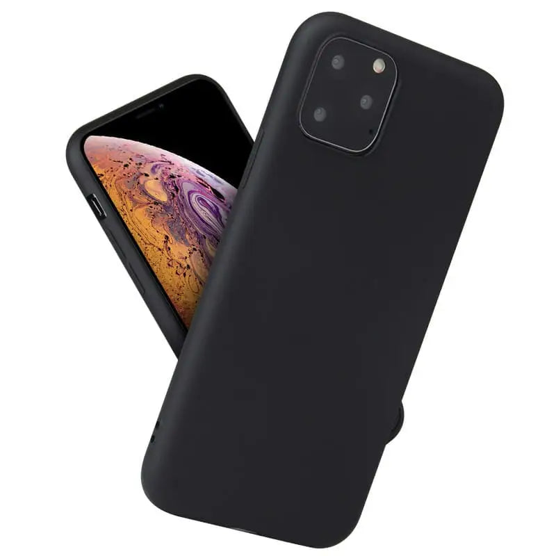 iPhone XS Max Silikonikuori Musta