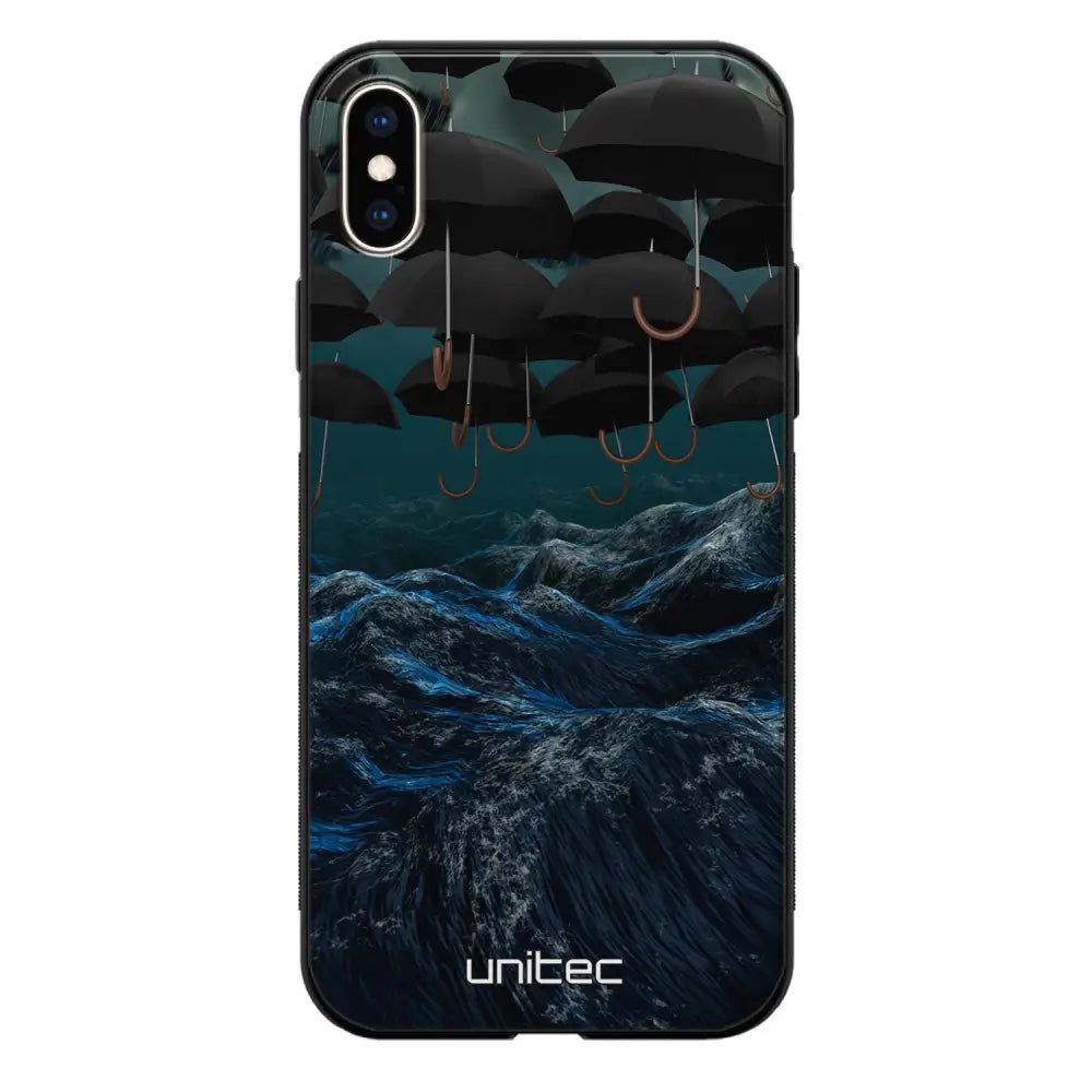 iPhone XS Max suojakuoret - Umbrella Storm - Ei