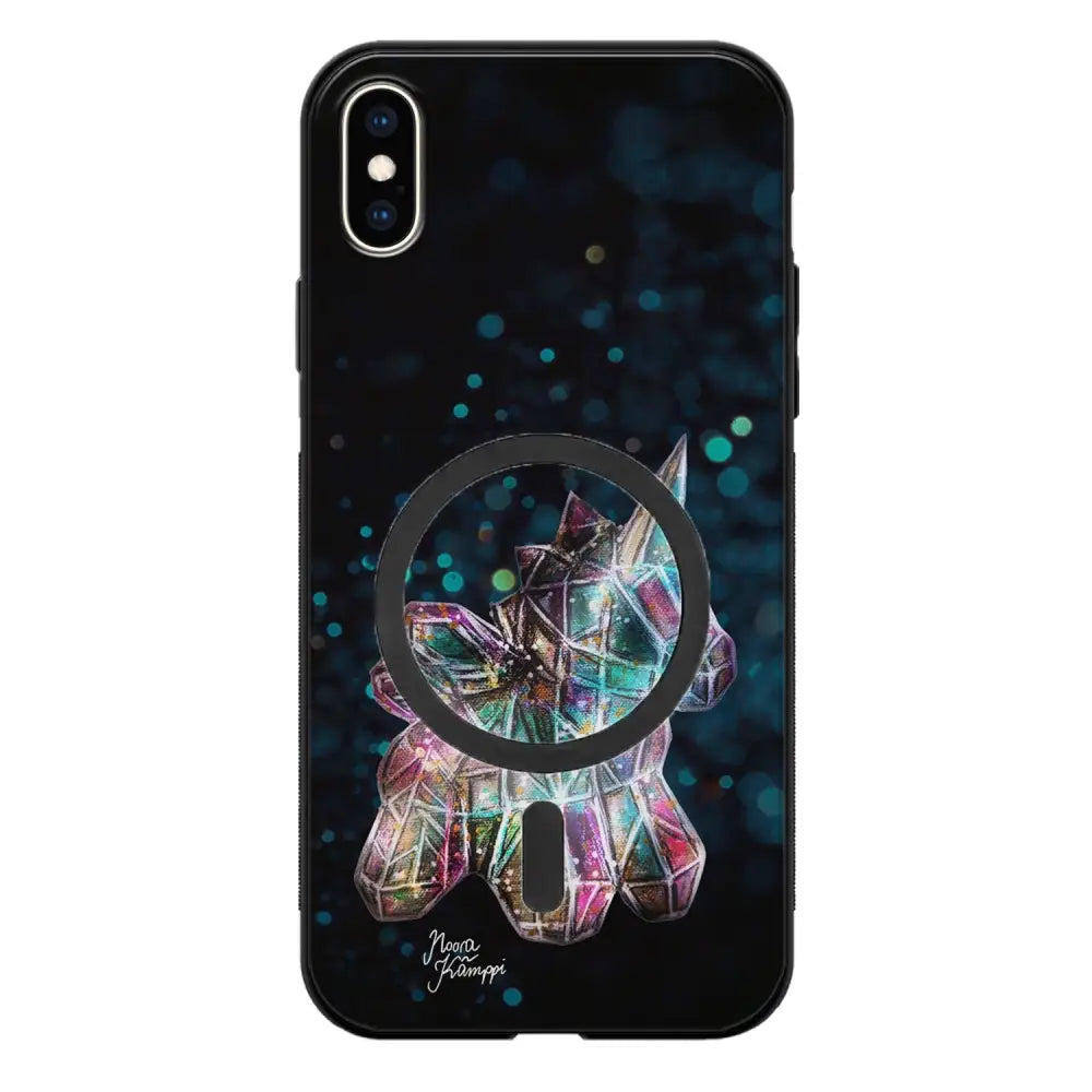 iPhone XS Max unicorn suojakuoret - Sininen - Noora Kämppi