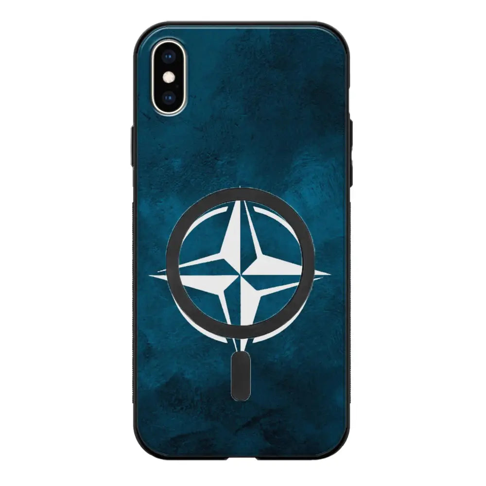 iPhone XS nato suojakuoret - Sininen