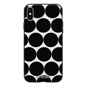 iPhone XS pallo suojakuoret - Musta Pallo - Ei