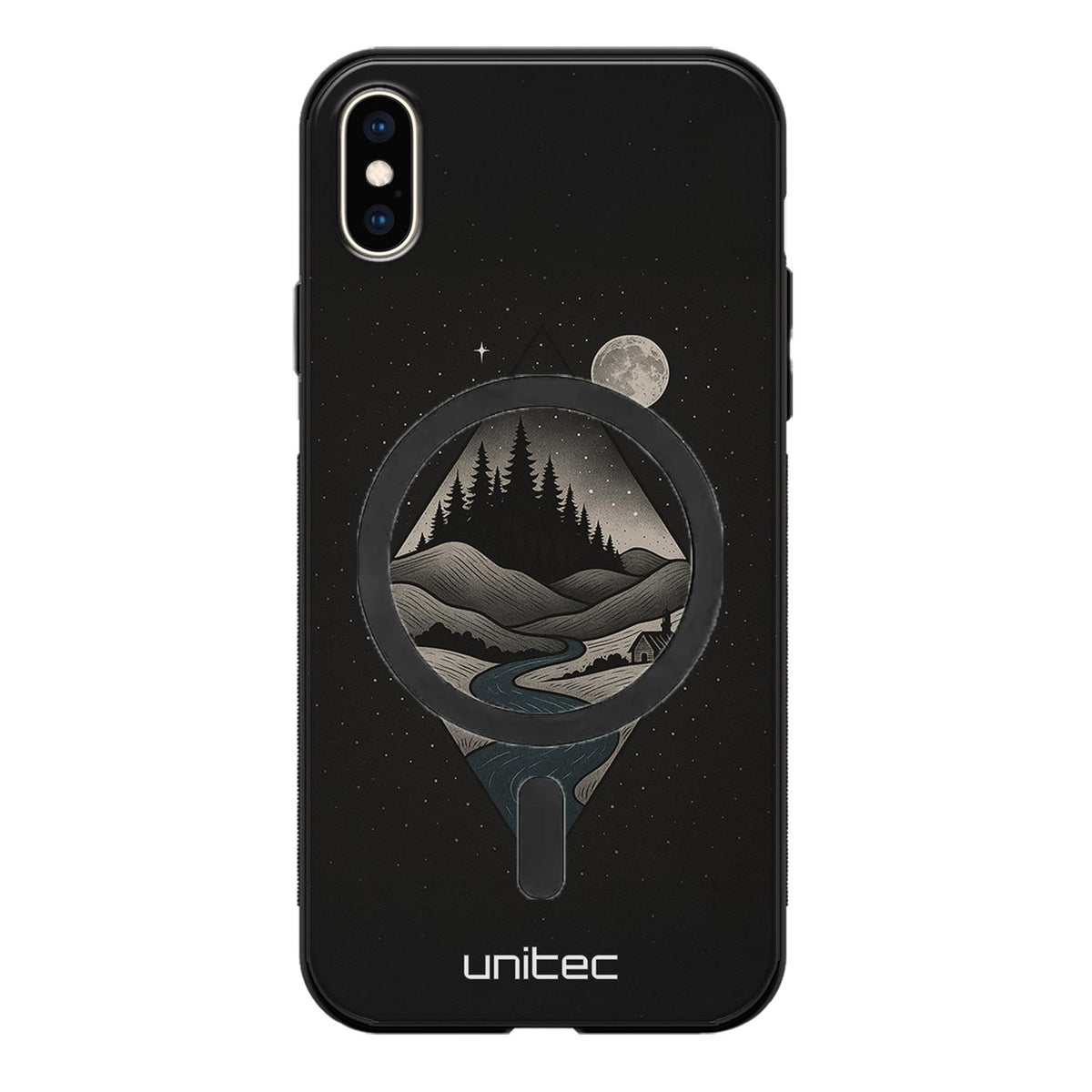iPhone XS Suojakuoret Outdoor – Night Forest