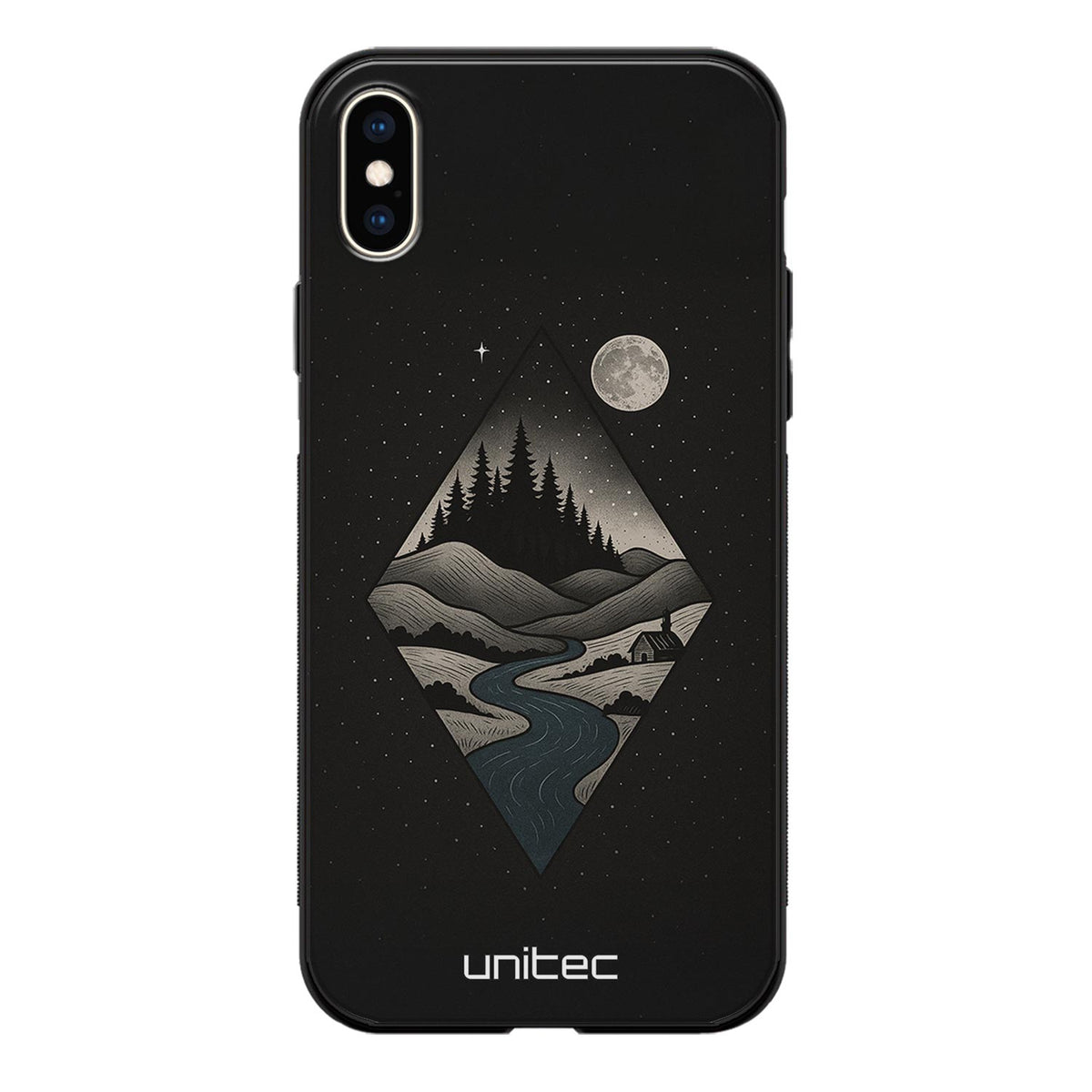 iPhone XS Suojakuoret Outdoor – Night Forest