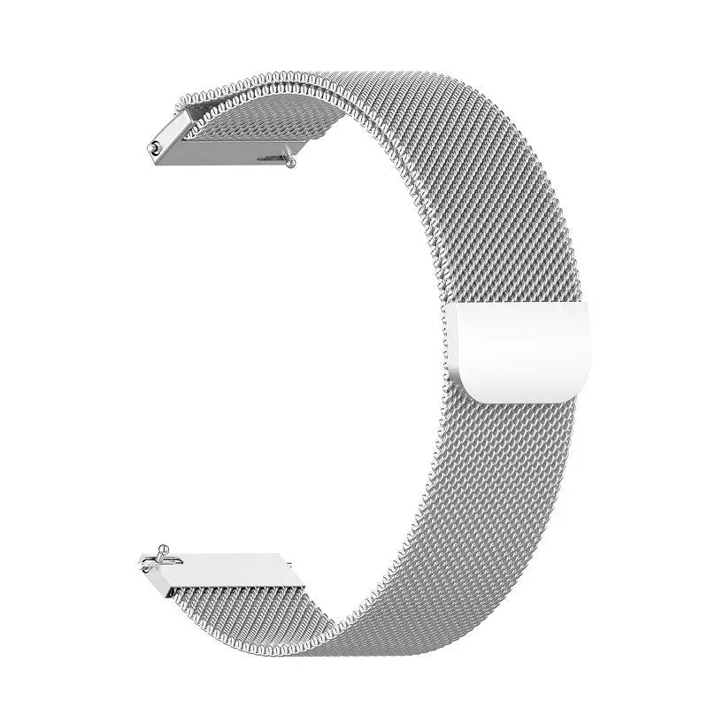 Magneettinen Teräsrannekke 20mm - Hopea