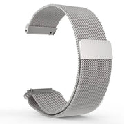 Magneettinen Teräsrannekke 22mm - Hopea
