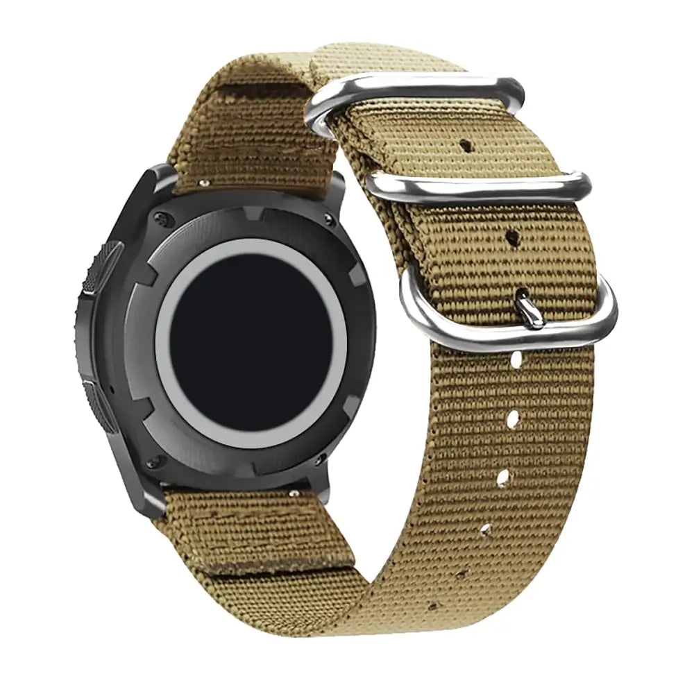 Nato-ranneke 22mm - Vaaleanruskea
