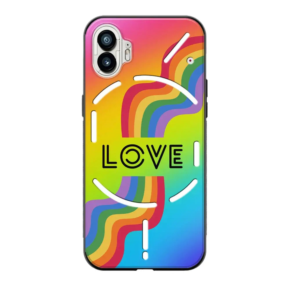 Nothing Phone 2 pride suojakuoret - Love - Ei