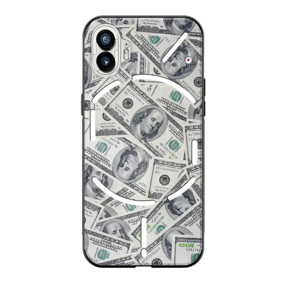 Nothing Phone 2 seteli suojakuoret - Dollarit - Ei