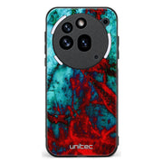 Nothing Phone 3A Pro marmori suojakuoret - Blue Red Marble