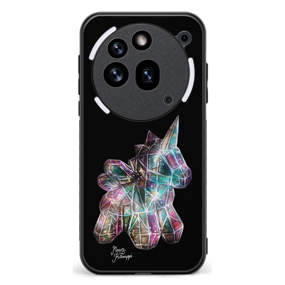 Nothing Phone 3A Pro unicorn suojakuoret - Musta - Noora Kämppi
