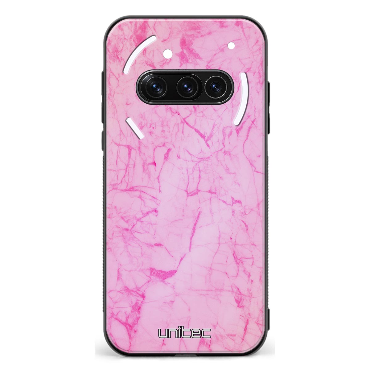 Nothing Phone 3A marmori suojakuoret - Light Pink Marble