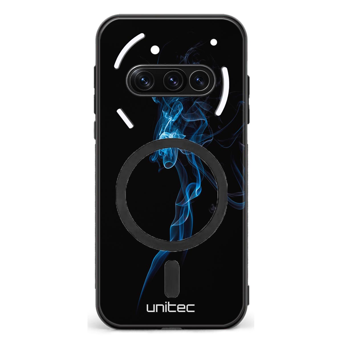 Nothing Phone 3A suojakuoret - Blue Smoke On Black