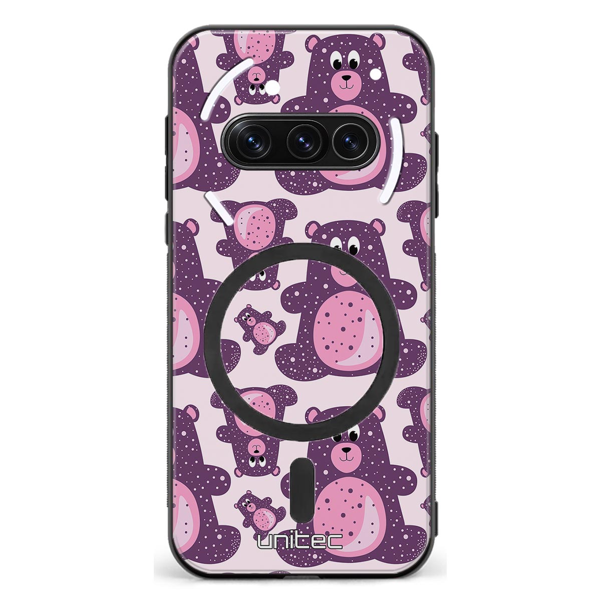 Nothing Phone 3A suojakuoret - Purple Teddy Bear