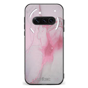 Nothing Phone 3A marmori suojakuoret - Pink Pok Rie