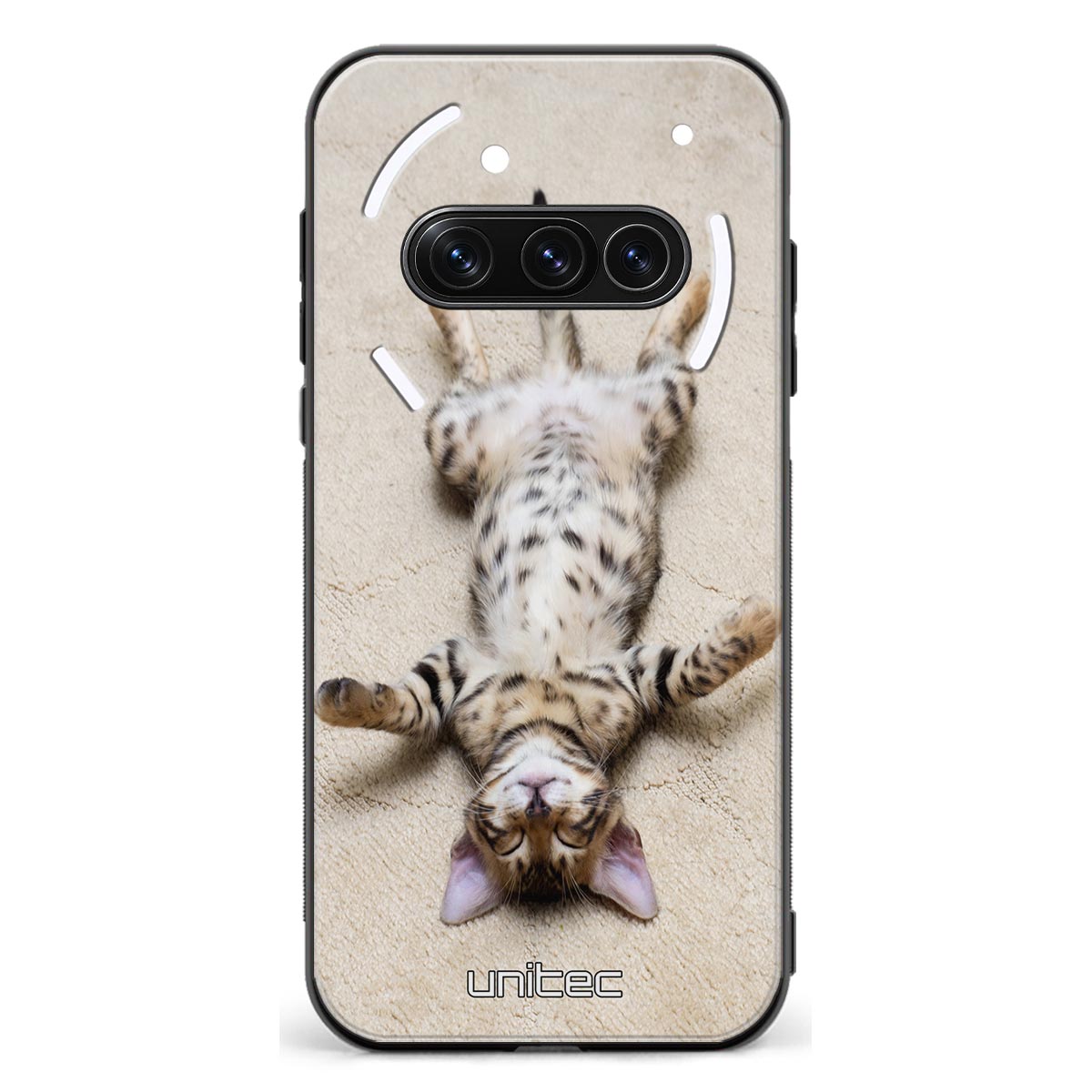 Nothing Phone 3A kissa suojakuoret - Relaxing Cat