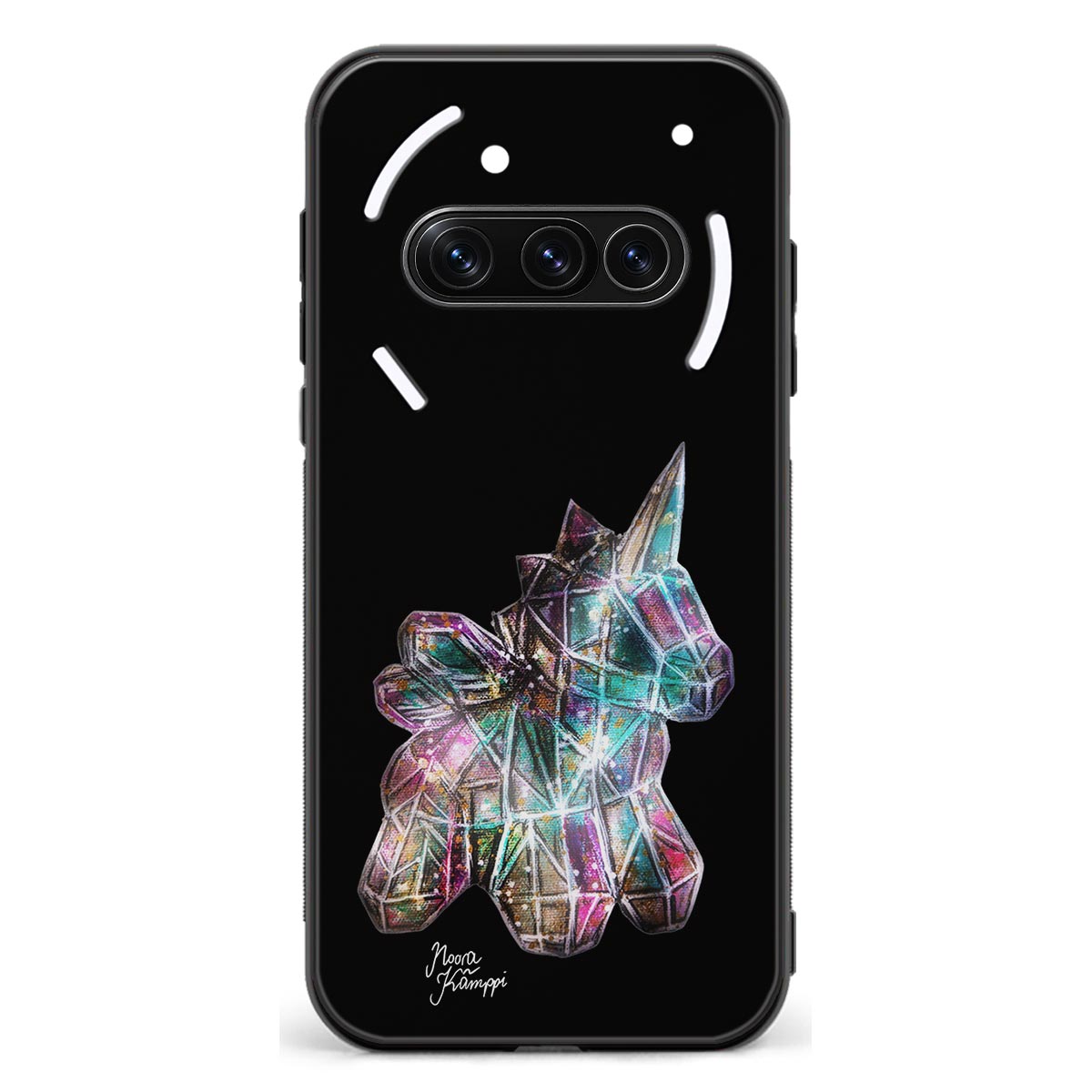 Nothing Phone 3A unicorn suojakuoret - Musta - Noora Kämppi