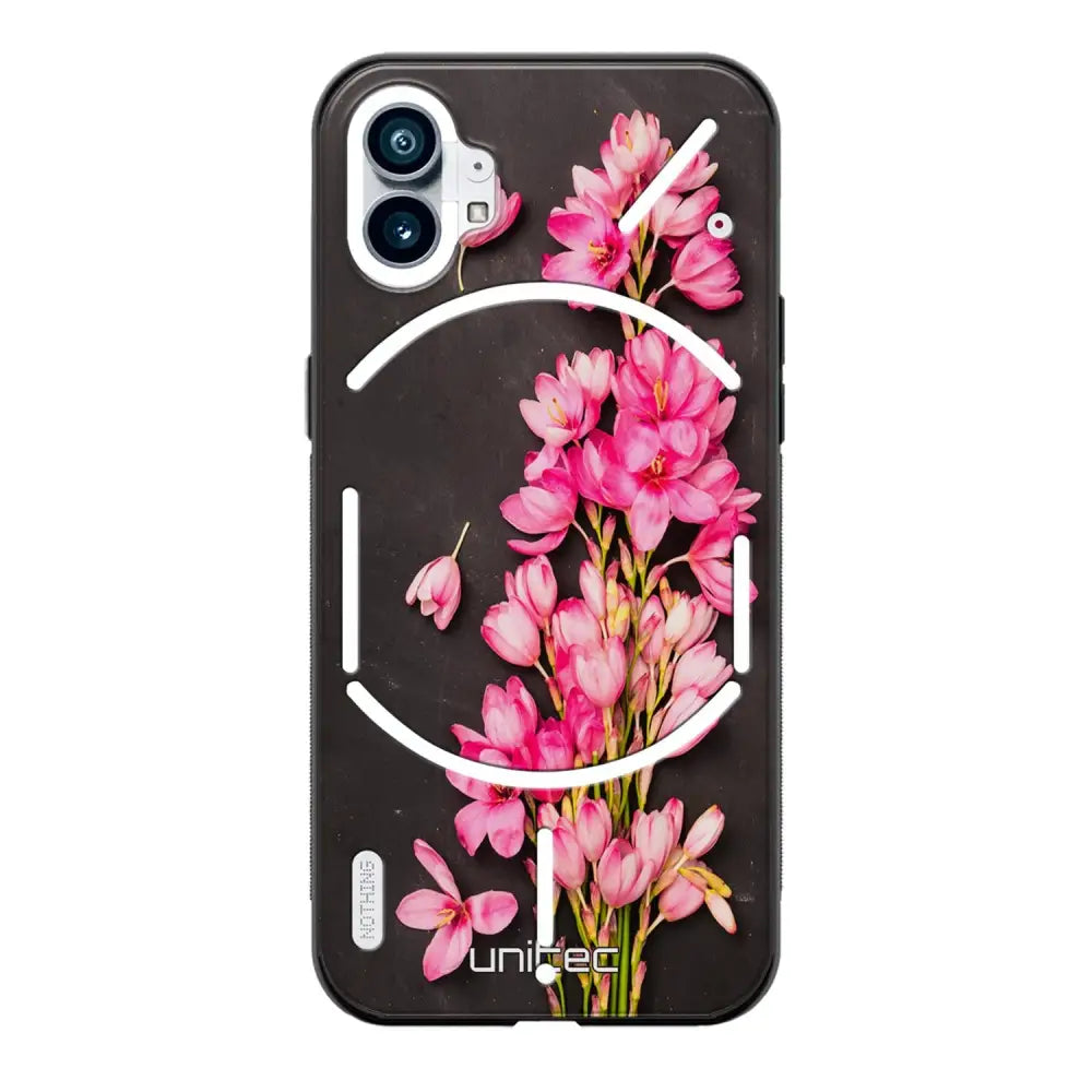 Nothing Phone kukka suojakuoret - Pink Flowers - Ei