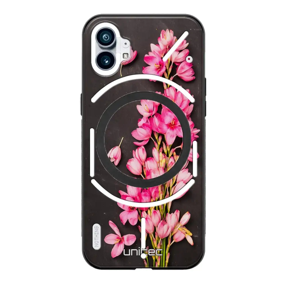 Nothing Phone kukka suojakuoret - Pink Flowers
