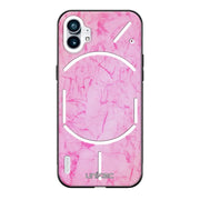Nothing Phone marmori suojakuoret - Light Pink Marble - Ei