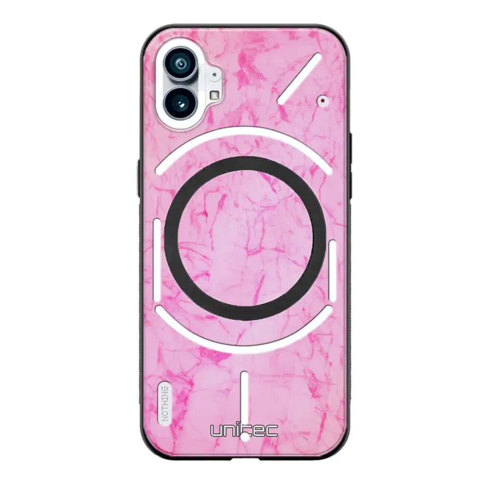 Nothing Phone marmori suojakuoret - Light Pink Marble