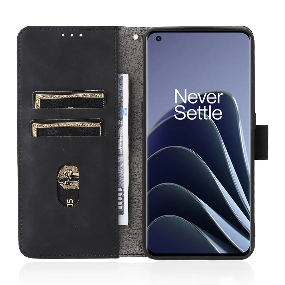 OnePlus 10 Pro Lompakko Suojakotelo Musta