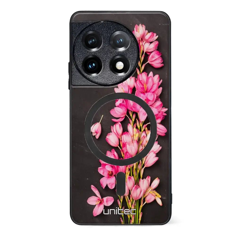 OnePlus 11 kukka suojakuoret - Pink Flowers