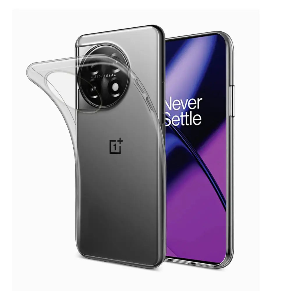 OnePlus 11 Silikonikuori - Läpinäkyvä