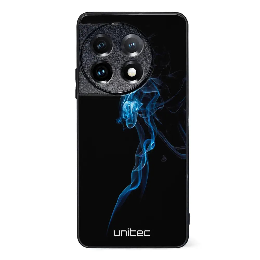OnePlus 11 suojakuoret - Blue Smoke On Black - Ei