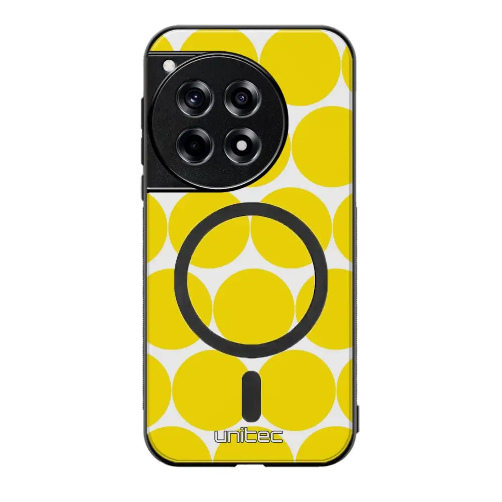 OnePlus 12 pallo suojakuoret - Keltainen Pallo