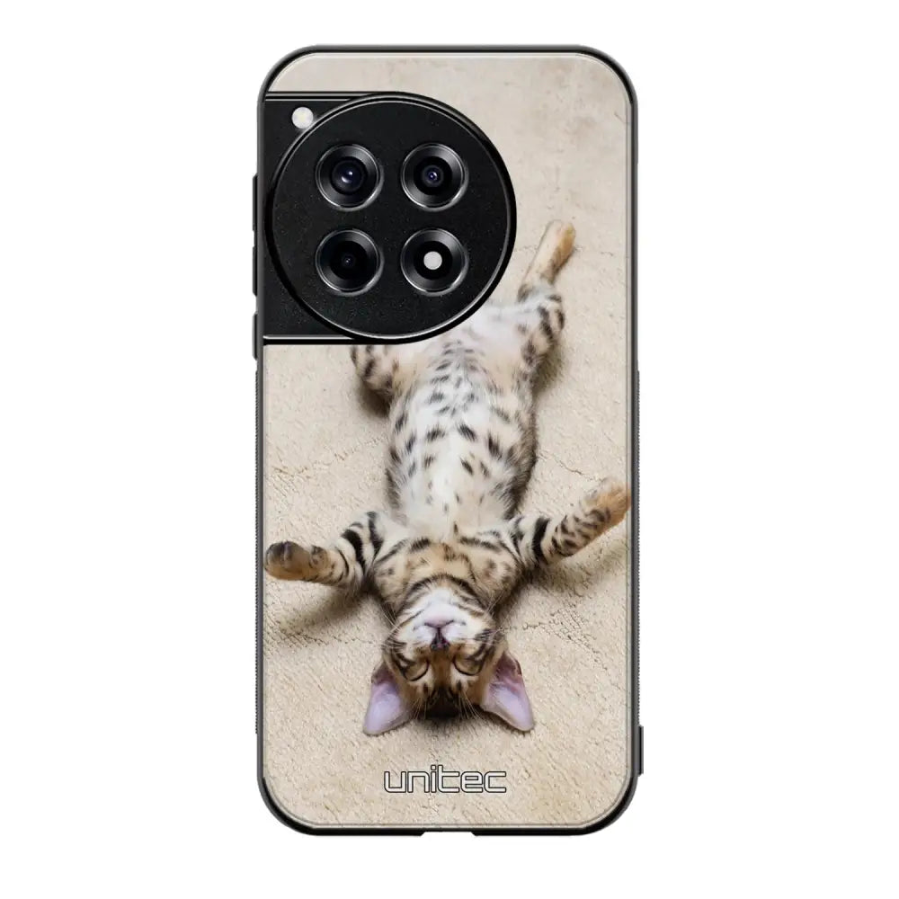 OnePlus 12R kissa suojakuoret - Relaxing Cat - Ei