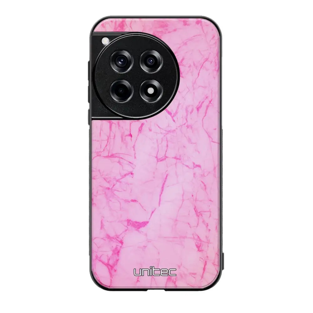 OnePlus 12R marmori suojakuoret - Light Pink Marble - Ei